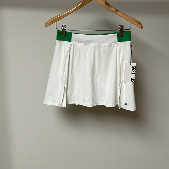 Splits59 Venus high waist rigor skort white/grass - Picture 1 of 2